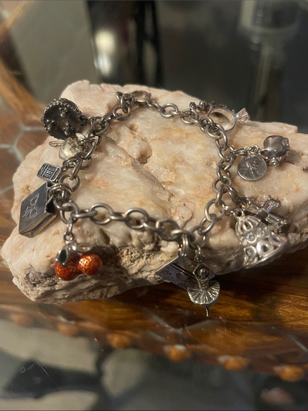 Sterling Silver Charm Bracelet
